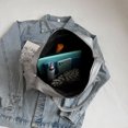 thumbnail image 4 of Bolso Hombro Cuero PU para Mujer Con Axila Múltiples Bolsillos Viajar (plateado), 4 of 7