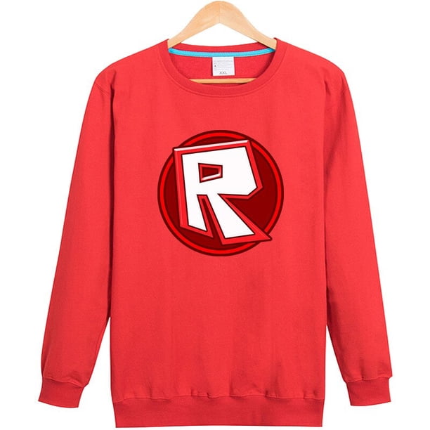 Roblox-suéter de cuello redondo para niños y adultos, chaqueta periférica, camisa de fondo, estilo informal de manga larga, primavera y otoño