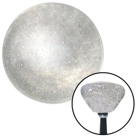 American Shifter Clear Retro Metal Flake Shift Knob with 0.375-16 Insert Shifter Auto Manual Custom
