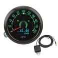 thumbnail image 1 of Tacómetro GPS 3 en 1 200MPH 85mm 9-32V 7 colores retroiluminado antiniebla Universal para barco coche RV motocicleta esfera negra cubierta negra, 1 of 12