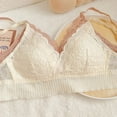 thumbnail image 2 of Sujetador push-up de encaje sin aro, ajustable, fino, de verano, para mujer, con pecho pequeño y soporte superior, 2 of 5