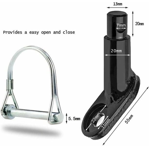VÉLO COUPLEUR DE remorque Attachement Connecteur Adaptateur Acier Bébé