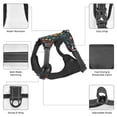 thumbnail image 6 of Haiem Mushrooms And Flowers Pattern No-Pull Dog Harness Reflective Front Clip Vest with Handle,Step-in Air Dog Harness,Adjustable 2 Metal Rings 4 Buckles-X-Large, 6 of 6