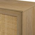 thumbnail image 5 of Walker Edison 58" Engineered Wood 2-Doors TV Stand in Coastal Oak, 5 of 8