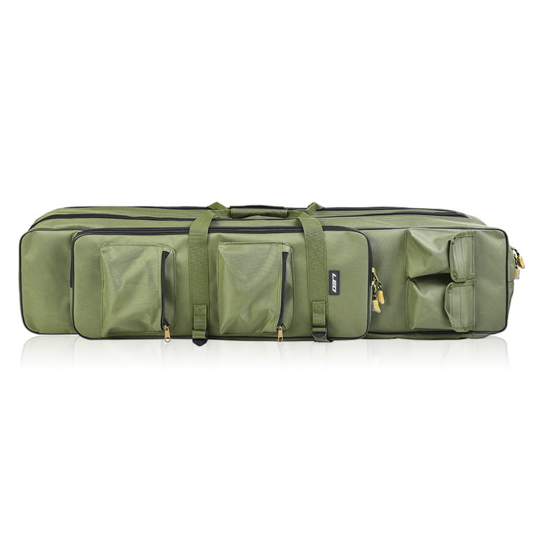 Outdoor 3 Layer Fishing Bag Backpack 80cm/100cm Fishing Rod Reel Carrier Bag  Fishing Pole Tackle Bag Carry Case Travel Bag 