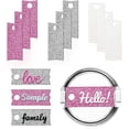 thumbnail image 5 of 12 Pieces Name Plate Blank Nameplate Decorations Acrylic Material Lid Labels, 5 of 18