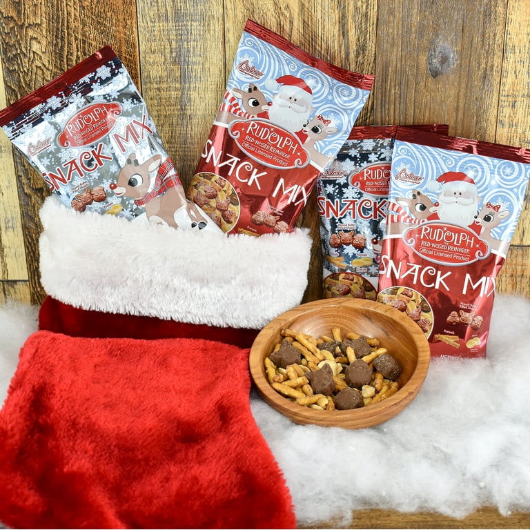 RM Palmer Rudolph the Red-Nosed Reindee Snack Mix, 3 oz, Assorted