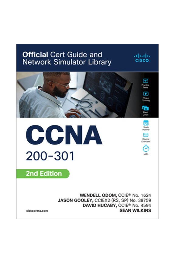 Pre-Owned Certification Guide CCNA 200-301 Official Cert Guide and Network Simulator Library, Second Edition, (Paperback)