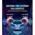 thumbnail image 2 of Mini Bocina Portatil Bluetooth TWS Altavoz Retro Helice Vintage Rosa, 2 of 6
