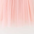 thumbnail image 4 of Girls Layered Tulle Dress A-Line Pink Dresses for Girls Sleeveless Floral Butterfly Tutu Dress Wedding Dress Mardi Gras Clothes 4T, 4 of 4