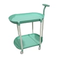 thumbnail image 1 of Luzkey Service Cart Couch Side Table Decoration Minimalist Ergonomic Handle Storage Rack Heavy Duty for Office Warehouse Living Room Green, 1 of 8