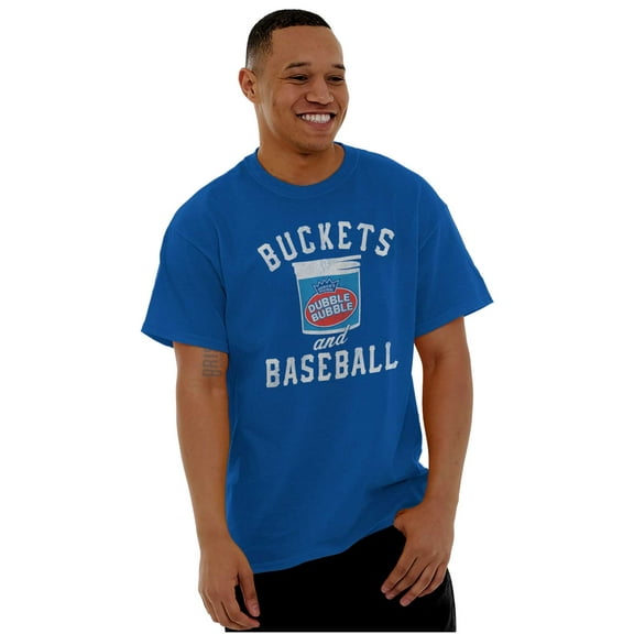 Buckets And Baseball Dubble Bubble Men's Graphic T Shirt Tees Brisco Brands M