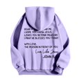 thumbnail image 5 of CONFREE Mens Hoodie Letter Prints Hoodies For Men Graphic Long Sleeve Casual Pullover Hooded Sweatshirts With Pockets, 5 of 6