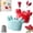 Blue+Red, variant on Crab Multifunctional Bottle Opener, 4-in-1 Magnetic Fridge Tool with Scissors, Box Cutter & Opener for Kitchen, Home & Camping,red