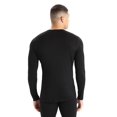 thumbnail image 2 of Camisa Icebreaker Merino 200 Oasis Ls Crewe para Hombre - Negro, 2 of 7