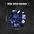 thumbnail image 4 of 2 Pce Car Headrest Cover 11×10.2in With Elastic Easy To Install Anti-Crack Stain Tear Used For Most Car Headrest Midnightblue Geometric Patterns_3, 4 of 8