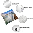 thumbnail image 6 of BANET Throw Pillow Covers, Attraction Decorative Pillow Covers Digital Printing Blended Fabric for Couch Sofa Bed Invisible Zipper 12x12in, 6 of 7