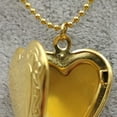 thumbnail image 7 of Lifetechs Heart Photo Locket Pendant Necklace Photo Frame Promise Love Keepsake Necklace Polished Alloy Adjustable Length Valentines Day Gift Anniversary Jewelry, 7 of 7