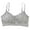 Grey, variant on Training Bras for Girls Puberty Solid Color Camisole Soft Comfortable with Adjustable Stretchy Thin Spaghetti Straps Crop Bras