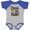 Baseball Heather and Royal, variant on Inktastic Deck the Halls Christmas Ornament Boys or Girls Baby Bodysuit