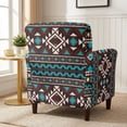 thumbnail image 2 of FKELYI Geometric Print Armchair Slipcover Stretch Couch Sofa Cover with Elastic Bottom Furniture Protector for Living Room Office Reception Reading Sofa, 2 of 7