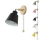 thumbnail image 1 of Bedside Night Light Nordic Wooden Wall Lamp Bedside Wall Lamp Bedroom Corridor With Zipper, 1 of 4