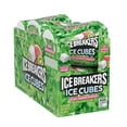 thumbnail image 2 of Ice Breakers Ice Cubes Kiwi Watermelon Sugar Free Chewing Gum, Bottles 3.24 oz, 6 Count, 40 Pieces, 2 of 9