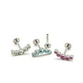 thumbnail image 3 of Designice Rkjia 1Pc Women Rhinestone Cartilage Helix Tragus Ear Stud Earring Piercing Jewelry, 3 of 6