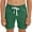 Army Green, variant on Cethrio Boys Cotton Shorts, Casual Above the Knee Summer Elastic Waist Athletic Shorts Gray Size 10-12