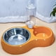 thumbnail image 5 of Comedero para gatos, comedero para perros, comedero de arroz antivuelco para gatos, comedero automático de doble cuenco, suministros para perros, 5 of 5