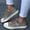 Grey, variant on Women Vulcanized Shoes Low-cut Trainers Canvas Flat Shoes Women Casual Vulcanize Shoes Flat Heel Women Shoes