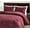 Burgundy, variant on Chezmoi Collection Lux 3-Piece Forest Green Velvet Comforter Set King Size, All Season Lush Plush Velvet Bedding Set with Soft Washed Microfiber Reverse