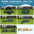 thumbnail image 6 of Outdoor Cat Enclosure, 3-in-1 Catio Outdoor Cat Enclosure with Tunnel for Outside and Indoor, Cat Tent Portable Catio Pet Playpen with Storage Bag for Kitty and Small Animals, 6 of 7