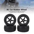 thumbnail image 4 of RC Off Road Tires, RC Car Tires High Cushioning 5 Star Rims  for Axial 1/10 Remote Control Car, 4 of 7