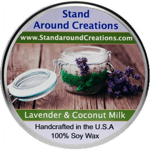 LAVENDER & COCONUT MILK TUREEN 3-OZ. ALL NATURAL SOY CANDLE