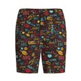 thumbnail image 6 of Daiia BBQ Barbecue Grill Mens Woven Stretch Pajama Short,Short Pajama Pants-XX-Large, 6 of 7