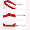 thumbnail image 3 of Qarigey Cuerda Roja Encantadora Pulseras Retro Clásicas Accesorios de Joyería Únicos Amigables con la Piel Accesorios para Niños Ocio Ropa, zapatos y accesorios Miscelánea 6 # niños Qarigey AP017016-01, 3 of 6