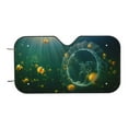 thumbnail image 7 of Haiem Jelly Fish Car Windshield Sun Shade - Blocks UV Rays Sun Visor Protector, Sunshade to Keep Your Vehicle Cool, Universal Fit SUV Van Sedan-Medium, 7 of 7