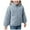 Light Blue, variant on Zshosam Toddler Coat Winter Fleece Jacket for Zipper Up Stand Collar with Pockets Coats Size 6 12 Months,(Grey 6-12 Months)