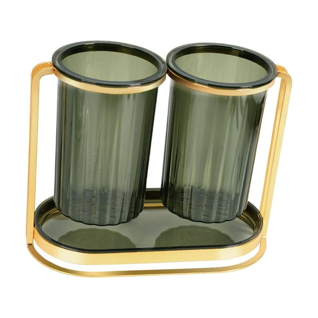 DOLITY Baguettes Support Vaisselle Support de Séchage Multifonctionnel Drainant Baguette Double Bocal Auréate