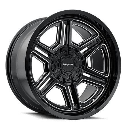 20x12 Mayhem Hermosa Black/Milled Wheel 6x135/6x5.5 (-44mm)