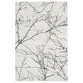 LUXE WEAVERS Modern Abstract Nature Cream Gray 8x10 Area Rug, Non ...