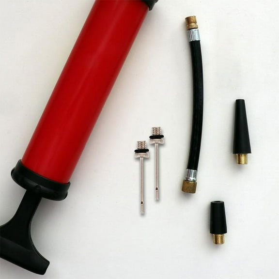 Worgeous 15Pcs Metal Ball Needles for Air Pump Compatible with Ball Maintenance 1.49X0.24X0.24in