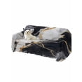 thumbnail image 2 of Marble Black Sofa Covers for 2-3 Cushion Couch L-Shaped Sectional, Abstract Gold White Brick Stone Motif Washable Sofa Covers Slipcover for Living Room Furniture, Couch Cover Blanket 71"x134", 2 of 9