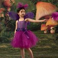thumbnail image 2 of Duryarhall Fairy Costume Princess Dress for Girls with Wings Headwear Set for Halloween/Birthday Party, 2-12Y, 2 of 7