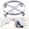 thumbnail image 2 of 4-Pack Heavy Duty 55 Gallon Drum Dolly – 1000 lb Capacity Steel Frame with Anti-Tip Design & 4 Swivel Casters – Industrial Barrel Roller Cart for Warehouse, Workshop, Garage, 2 of 7