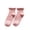 Pink, variant on Voska Women's Soft Ruffle Lace Ankle Socks Breathable Stretchy Fashion Casual Daily Wear Coffee One Size