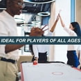 thumbnail image 2 of R RAYCHEE 54in Folding Air Hockey Table, Red & Yellow, 2 Pucks, 2 Pushers, 2 of 6