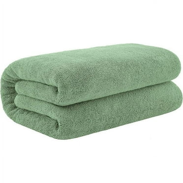 150cm*200cm Jumbo Size, Luxury Hotel & Spa Quality, Absorbent & Soft Decorative Kitchen & Bathroom Turkish Towels, Sage Green
