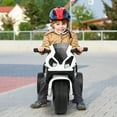 thumbnail image 4 of Costway Kids Ride On Motorcycle BMW Licensed 6V Electric 3 Wheels Bicycle Music & Light Black, 4 of 8